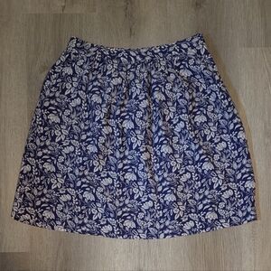 Garnet Hill Skirt Pockets Side-Zip Size 2